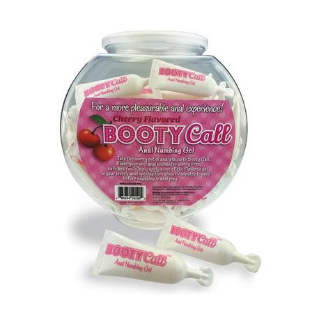 Bootycall Anal Numbing Gel -  72 Count Fishbowl 