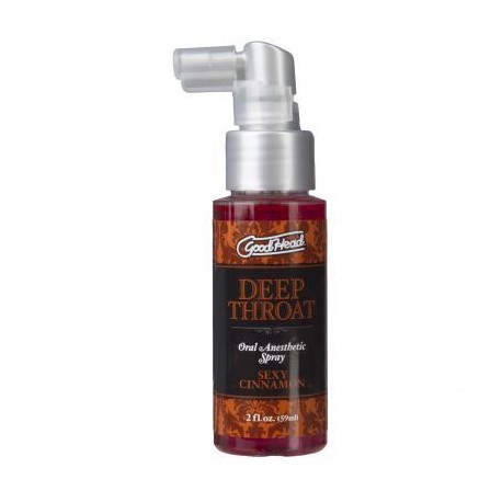 Goodhead Deep Throat Oral Aneshetic Spray 2 oz. - Sexy Cinnamon 