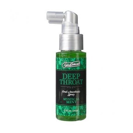 Goodhead Deep Throat Oral Aneshetic Spray 2 oz. - Mystical Mint 