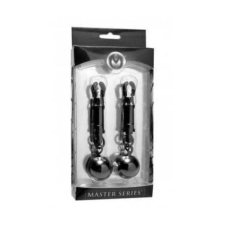 Black Bomber Clamps Barrel Nipple Clamps with Ball 