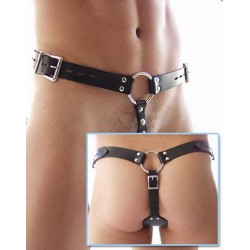 Anal Plug Harness With Cock Ring