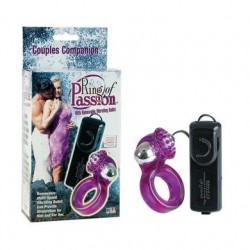 Ring Of Passion With Removable Vibrating Bullet - Purple 