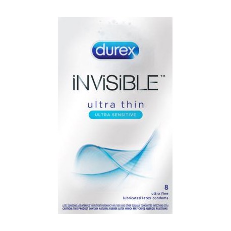 Durex Invisible 8 Pack  
