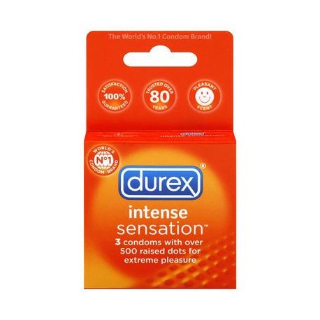 Durex Intense Sensation 3 Pack 