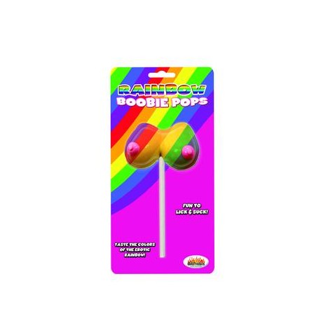 Rainbow Boobie Pops - 1.48 Oz.  