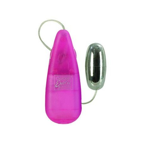 Teardrop Bullet Pink Oval Battery Case 