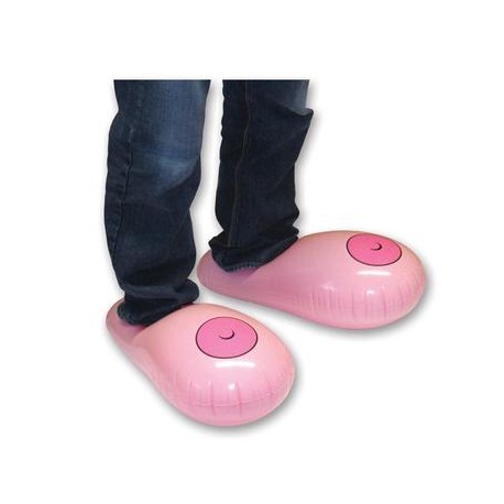 Inflatable Boobie Slippers  