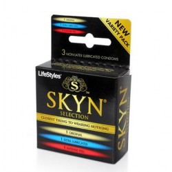 Lifestyles Skyn Selection  Lubricated Condoms - Variety  3 Pack