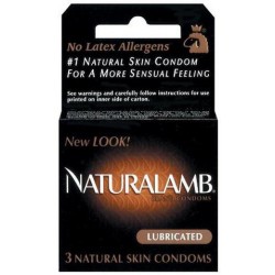 Trojan Naturalamb Skin Lubricated - 3 Pack